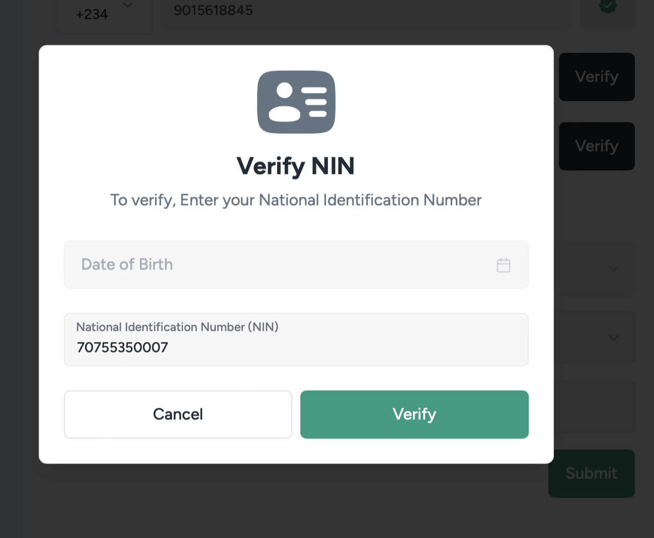 NIN Verify
